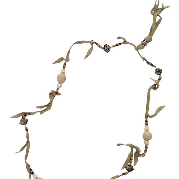 Unmarked Jewelry - Boho Fashion Long Beaded Necklace